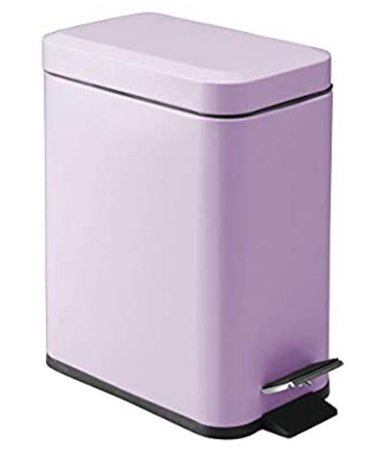 purple bin