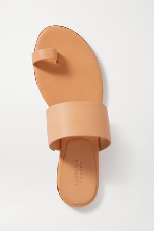 Beige Leather sandals | Gabriela Hearst | NET-A-PORTER