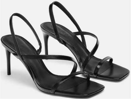 90s black sandals