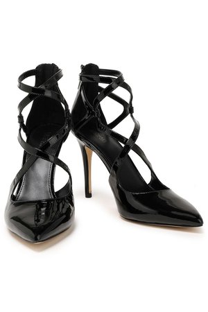 Black Catia patent-leather pumps | Sale up to 70% off | THE OUTNET | MICHAEL MICHAEL KORS | THE OUTNET