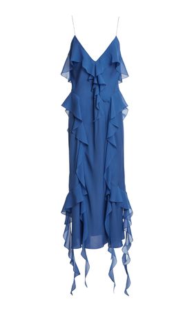 Pim Silk Georgette Midi Dress By Khaite | Moda Operandi