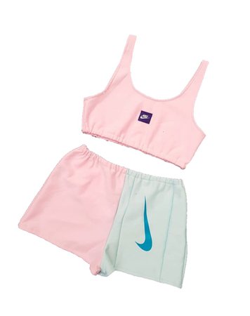 Pink Nike Short Set