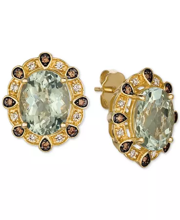 Le Vian Mint Julep Quartz (5 ct. t.w.) & Diamond (1/4 ct. t.w.) Ring in 14k Gold