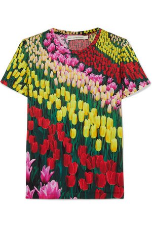 Mary Katrantzou | Iven floral-print jersey T-shirt | NET-A-PORTER.COM
