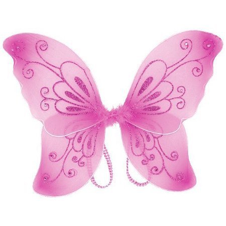 Girls Sparkling Fairy Wings (Pink One Size) by Cutie Collection | Walmart Canada