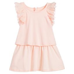 Chloé - Girls Pink Jersey Dress | Childrensalon