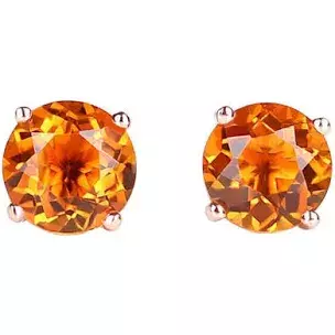 orange topaz earrings - Google Search