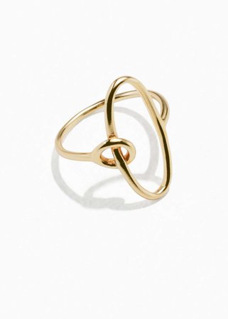Oval Loop Ring - Gold - Rings - &amp; Other Stories GB