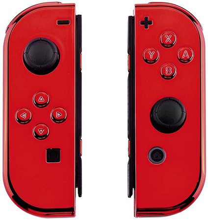 Amazon.com: eXtremeRate Chrome Gold Joycon Handheld Controller Housing with Full Set Buttons, DIY Replacement Shell Case for Nintendo Switch Joy-Con – Console Shell NOT Included