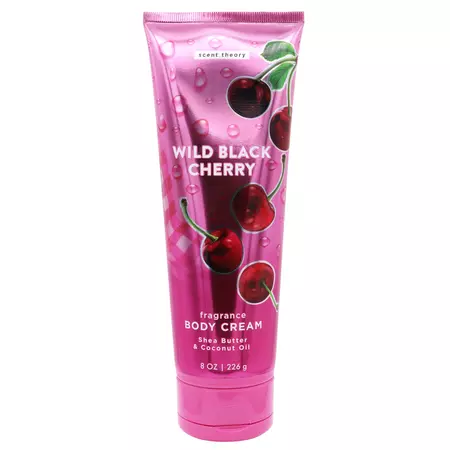 Scent Theory Hand and Body Cream with Shea Butter, Wild Black Cherry, 8 oz - Walmart.com