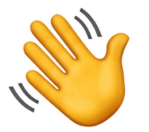 wave hand emoji