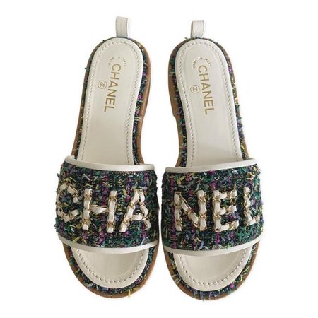 chanel slippers