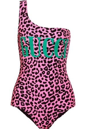 Gucci leopard hot pink print swimsuit @sunnycea
