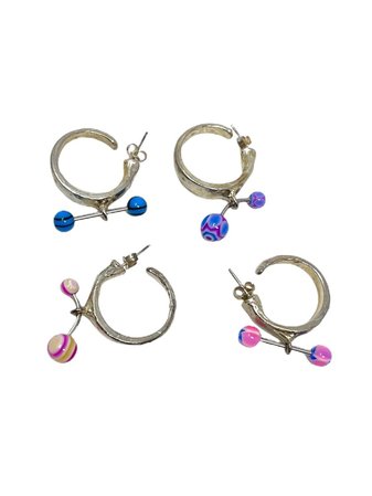 janky jewels beholder hoop earrings | lucky jewel