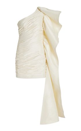 Marji Ruched Taffeta Mini Dress By Rachel Gilbert | Moda Operandi