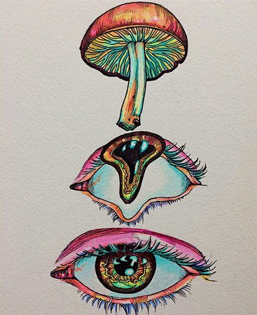#trippy #eyes #mushrooms | unleashthevibes | VSCO