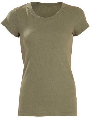 Basil Cory Scoop Neck Tee | Marissa Collections