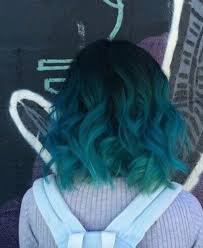 blue green short hair - Google Search