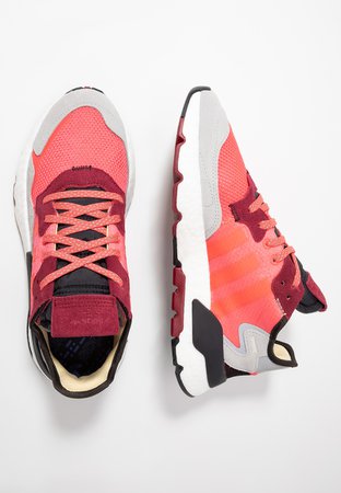 adidas Originals NITE JOGGER - Sneakers - shock pink/shock red/grey two - Zalando.dk