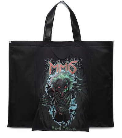 Monster canvas tote
