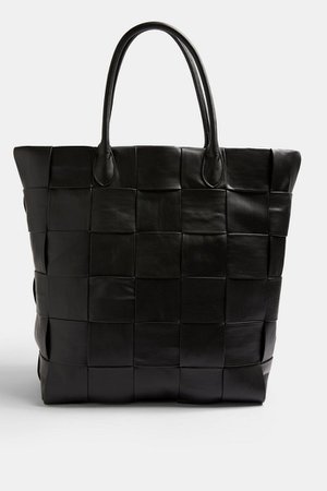 Black Extra Large Weave Tote Bag | Topshop
