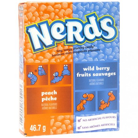 Wonka Nerds Peach & Wild Berry 46.7g | UK Sweets