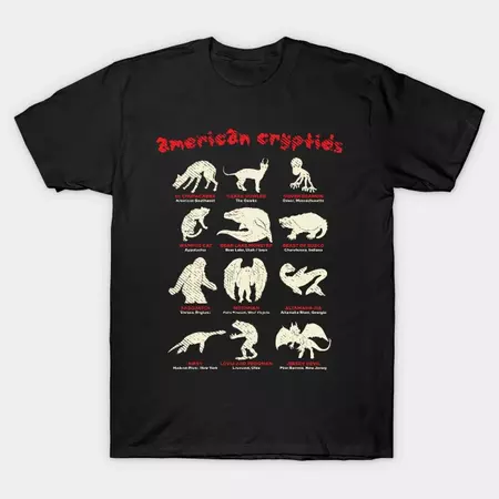 American Cryptids - American Cryptids - T-Shirt | TeePublic
