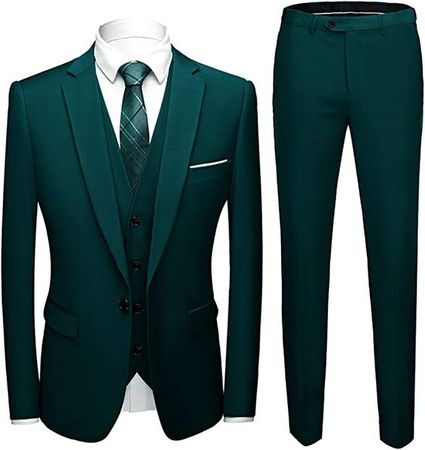 emerald green suit