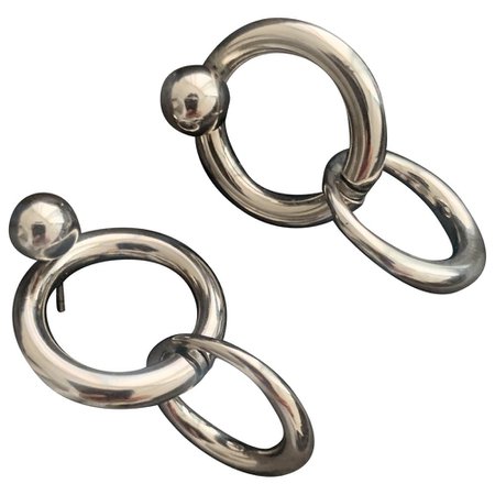 Earrings Alexander Wang Silver in Metal - 8298101