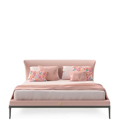 Versace pink Stiletto Bed | Harrods UK