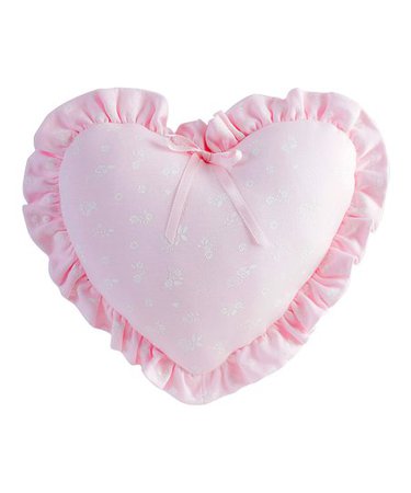 Little Italy Kids Pink Heart Pillow | Best Price and Reviews | Zulily
