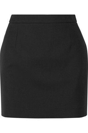 SAINT LAURENT | Wool mini skirt | NET-A-PORTER.COM