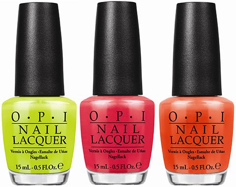 OPI Neon Lacquers & White Base Coat Colour Booster - Girls Of T.O.