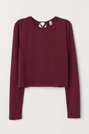 Top with Lacing - Red