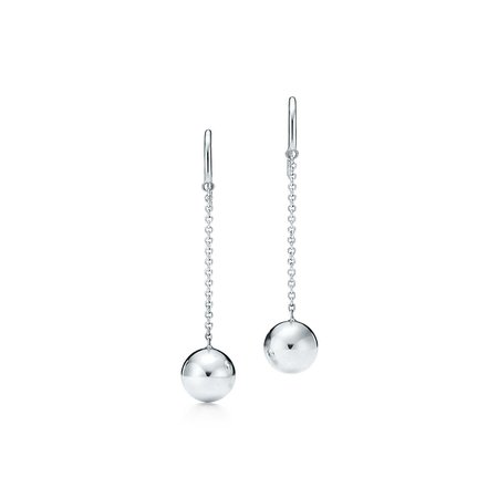 Shop Tiffany HardWear Sterling Silver Ball Drop Earrings | Tiffany & Co.