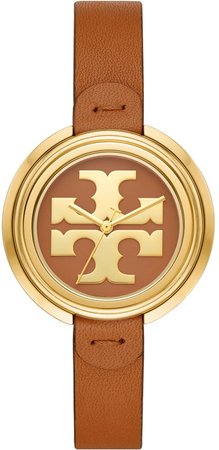 Miller Watch, Luggage Leather/Gold-Tone, 36 MM