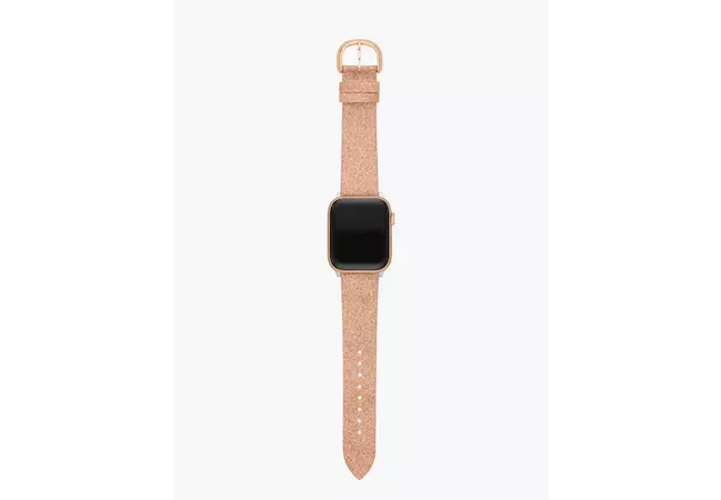 Rose Gold Glitter Leather 38/40mm Band For Apple Watch® | Kate Spade New York