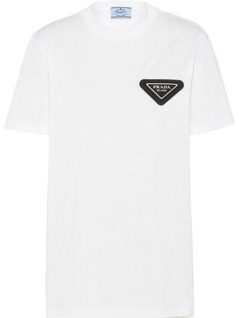 Prada Logo Patch T-shirt - Farfetch