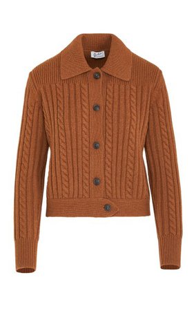The Teresa Cable-Knit Wool-Cashmere Cardigan By Giuliva Heritage | Moda Operandi