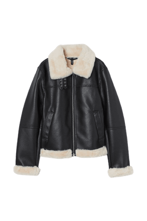 Faux Fur-lined Jacket