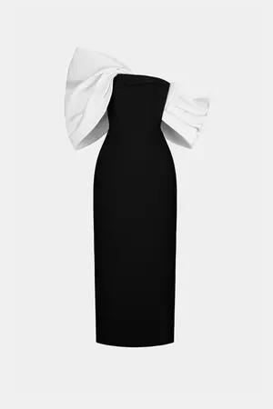 Black Big Bow Dress – Montsand