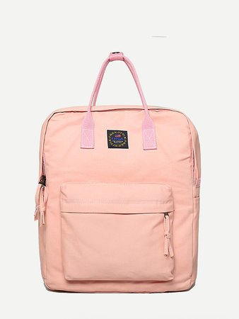 Pocket Front Satchel Backpack