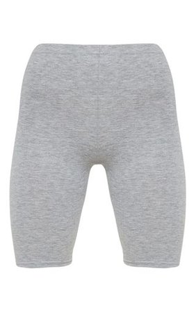 Grey Marl Basic Bike Shorts | Shorts | PrettyLittleThing USA