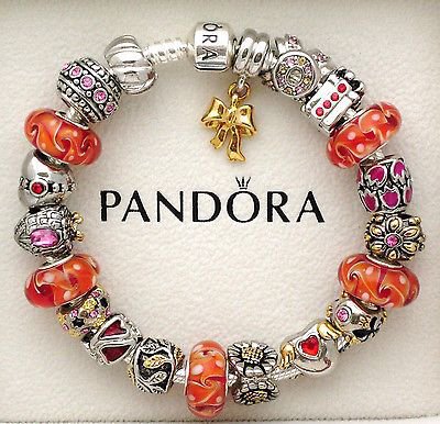Orange Pandora Bracelet