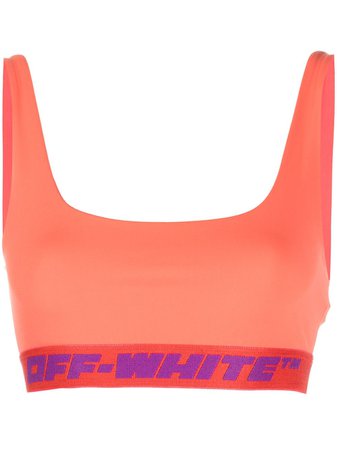 Off-White logo-waistband Crop Top - Farfetch