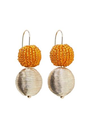 MANGO Mixed pendant earrings