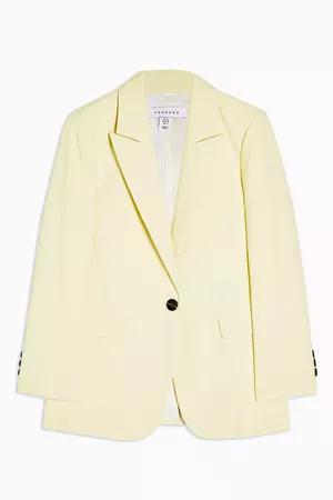 CONSIDERED Yellow Single Breasted Suit Blazer | Topshop