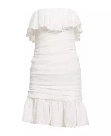 Isabel Marant White Ramie Minidress | italist