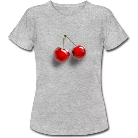 cherrie Cherry tshirt T-shirt shirt grey