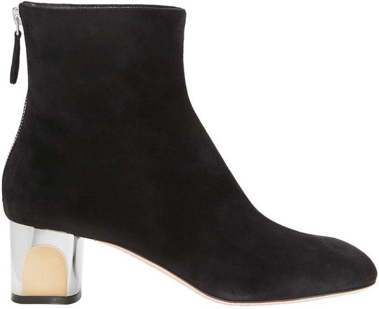 Sculpted Heel Ankle Boots